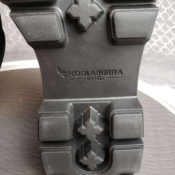 Koolaburra By UGG Neerie Mule Women 7.5 Black Chunky Clog Platform Cozycore - Picture 8 of 11